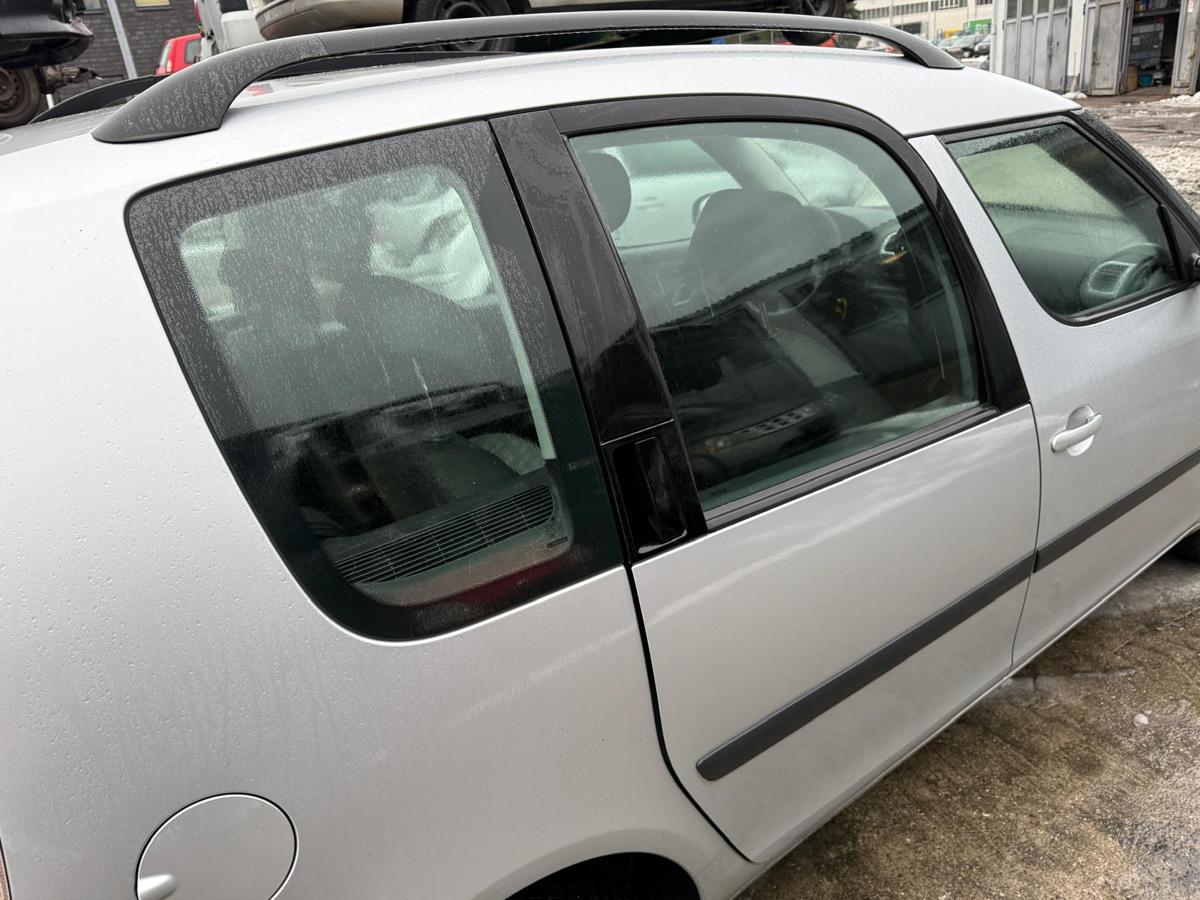 Skoda Roomster 5J original T&uuml;r hinten links LA7W Reflexsilber Rohbau BJ08